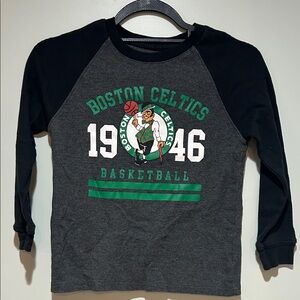 Kids Long Sleeve Shirt - Gray and Black